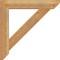 Ekena Millwork Traditional Slat Rough Sawn Bracket, Western Red Cedar, 4"W x 28"D x 28"H BKT04X28X28TRA06RWR - alternate 2
